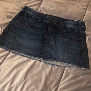 Distressed look Express Jean skirt